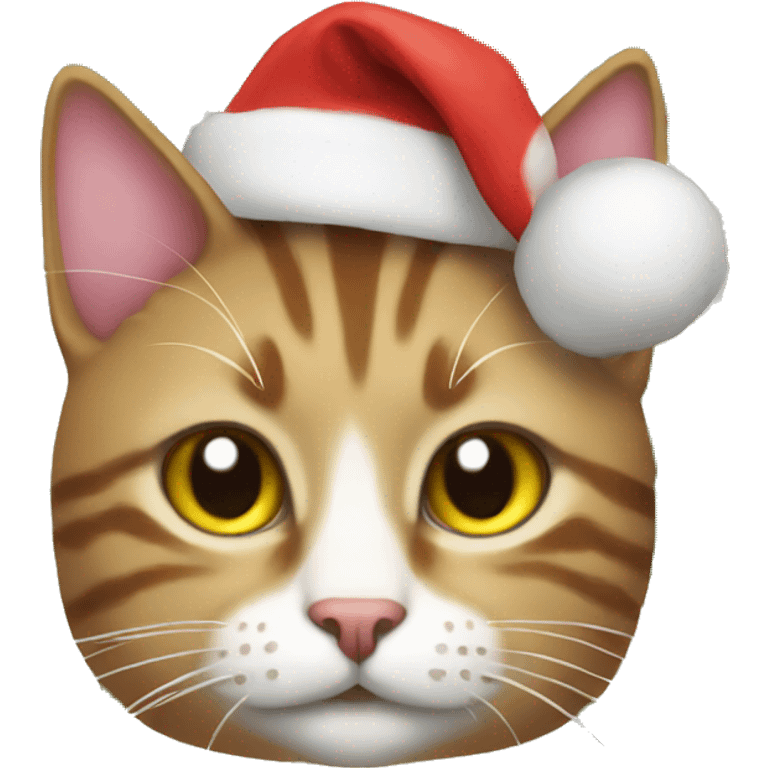 Christmas cat emoji