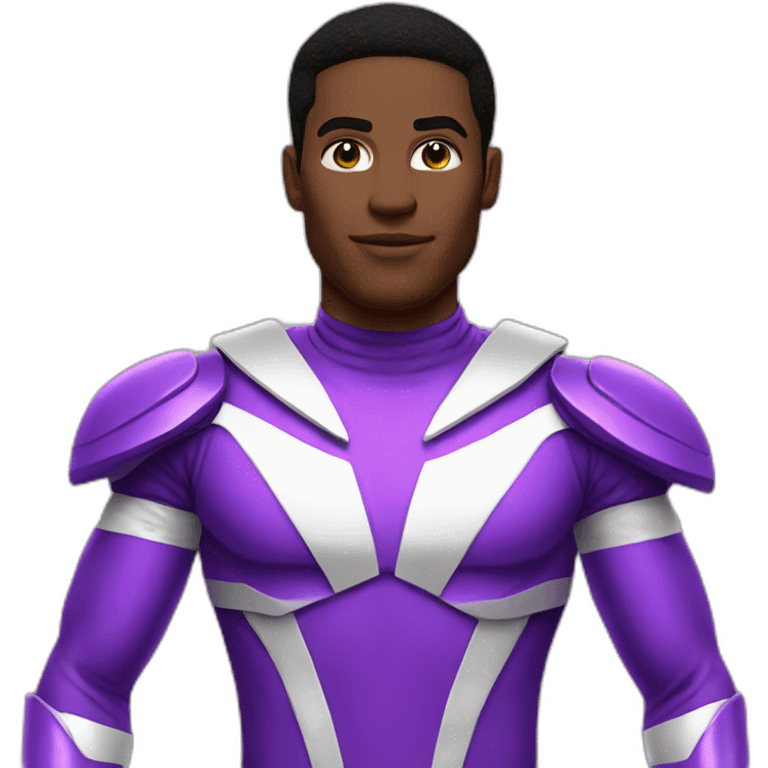 purple power ranger full body emoji