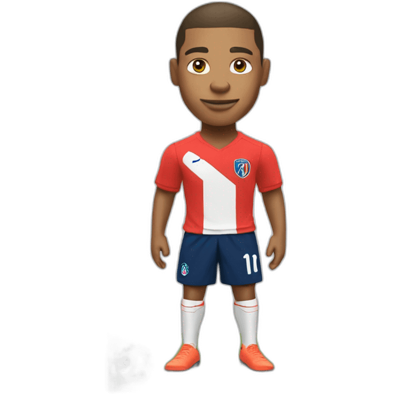 Mbappe soccer player emoji