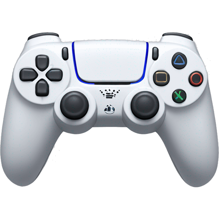 A ps5 with a controller emoji