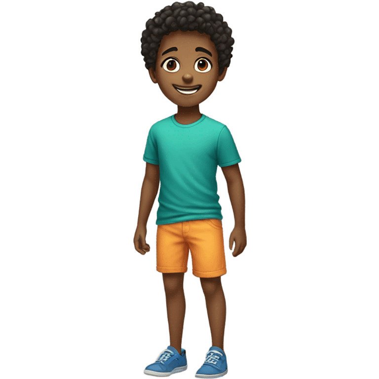 A black boy  emoji