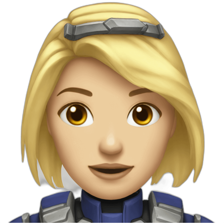 starcraft blonde hair marine emoji