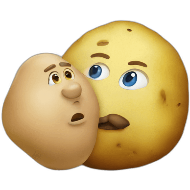 Putin and potato emoji