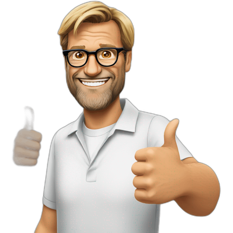 jurgen klopp thumbs up emoji