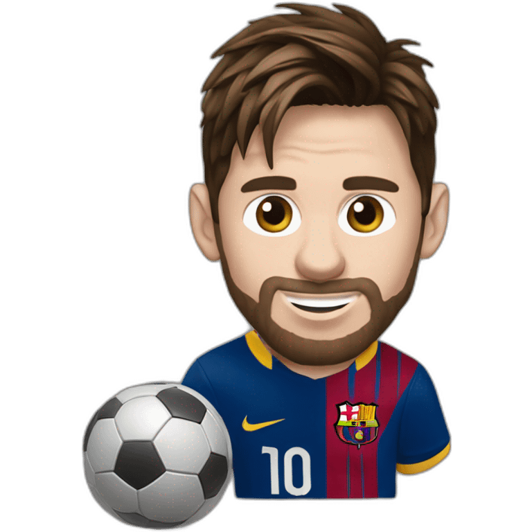 Lionel-Messi-With-The-Golden-Ball emoji