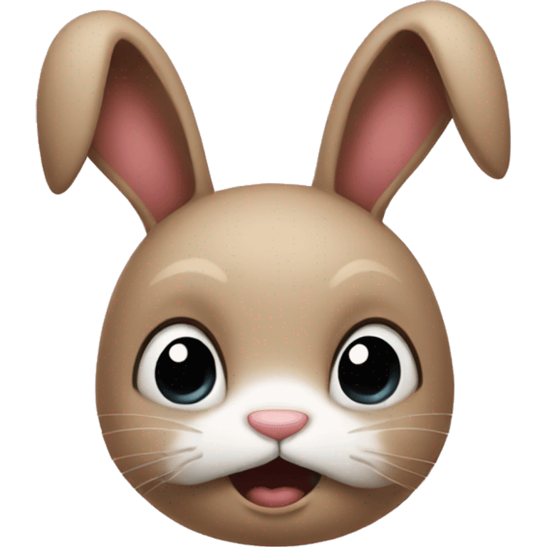 bunny unhappy emoji