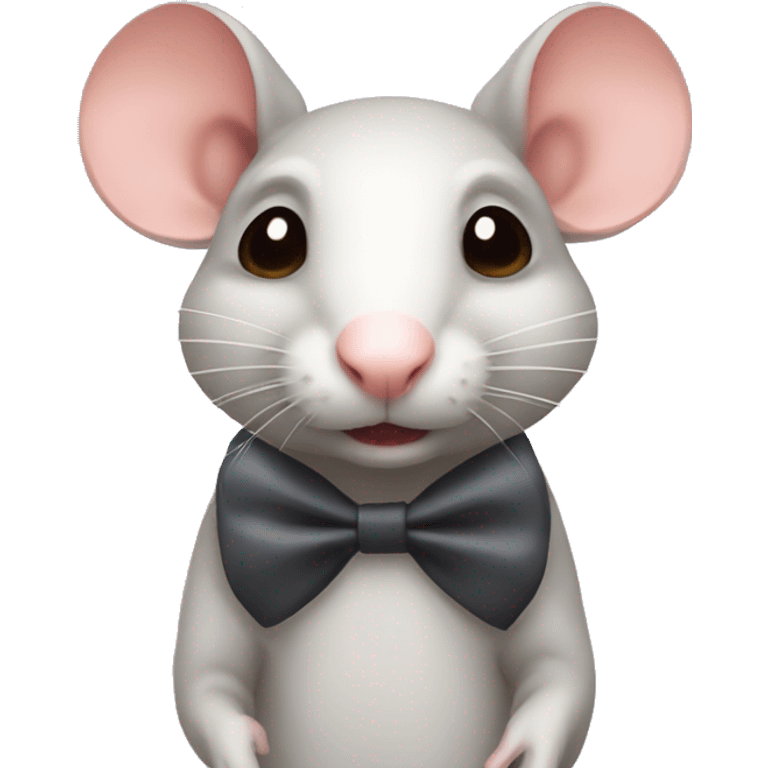 rat with a bow  emoji