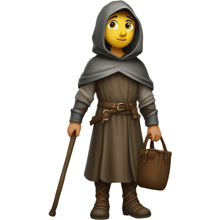 young medieval pilgrim emoji