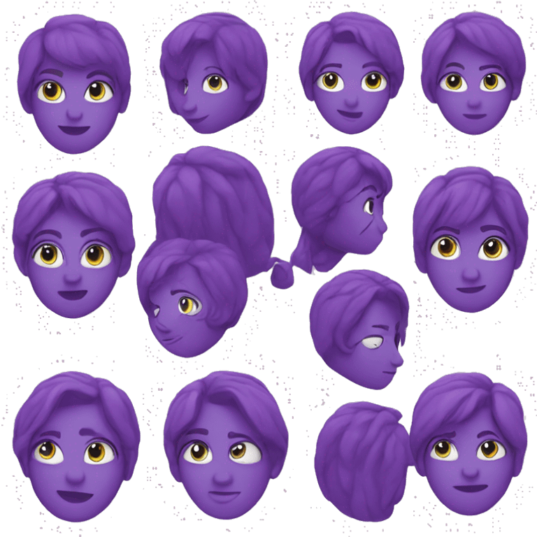 Coeur violet  emoji