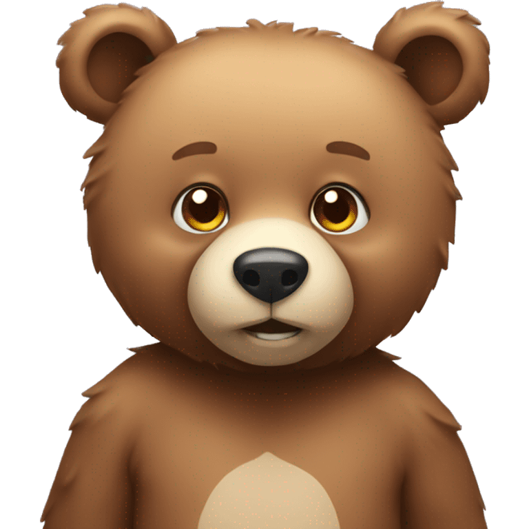 Cute bear emoji