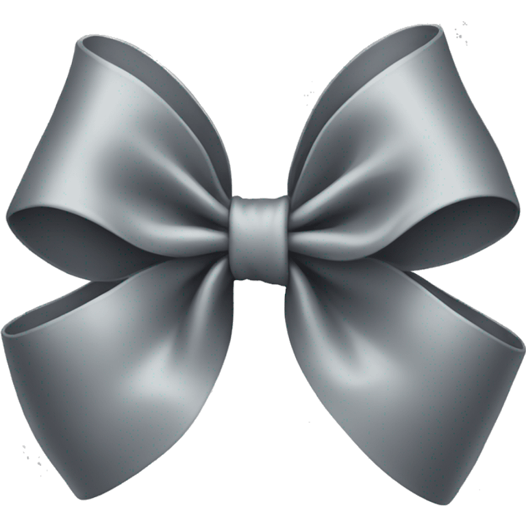 grey bow emoji