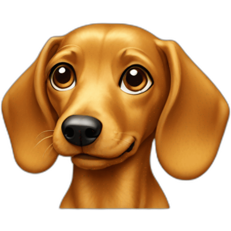 gold-doxie emoji