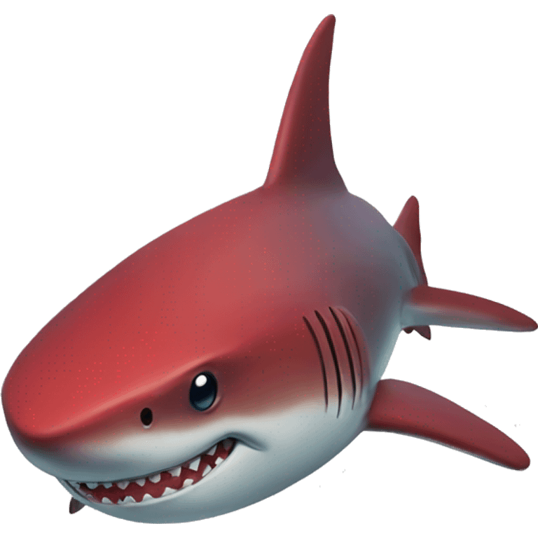 red shark emoji