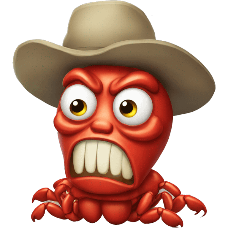 Angry mr crabs  emoji