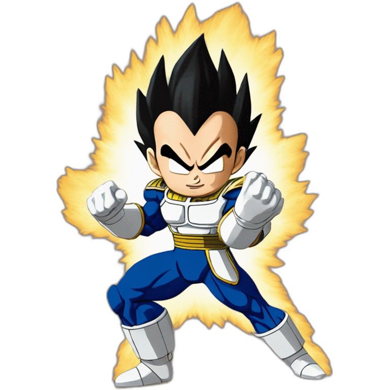 vegeta Doing kamehameha emoji