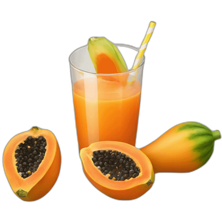 papaya juice emoji