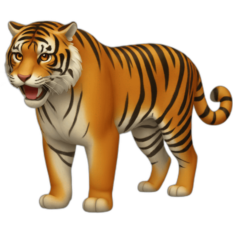 Tigre rouge emoji