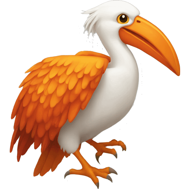 Phoenix + orange Pelican emoji