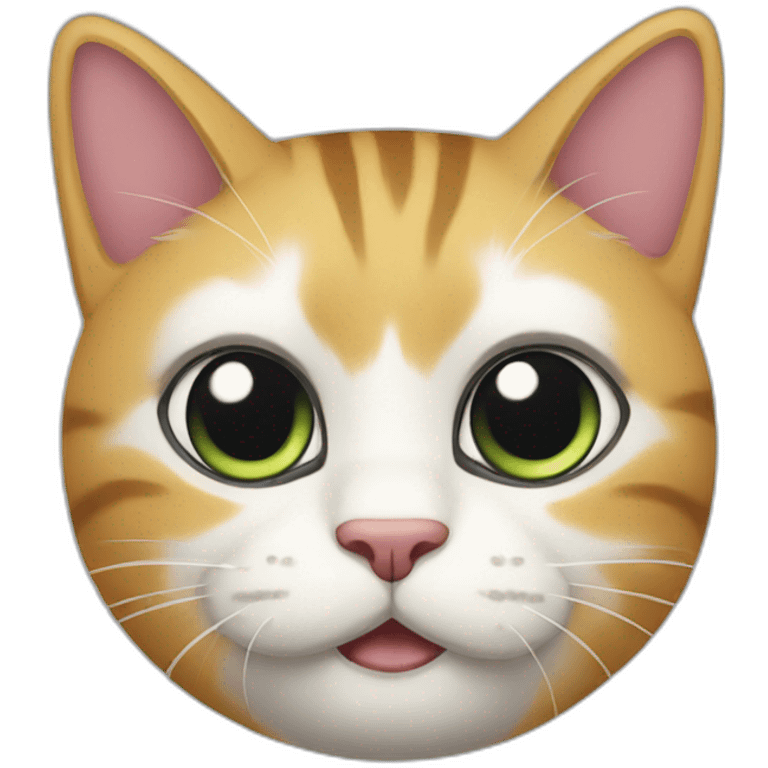 gatos abrazados emoji