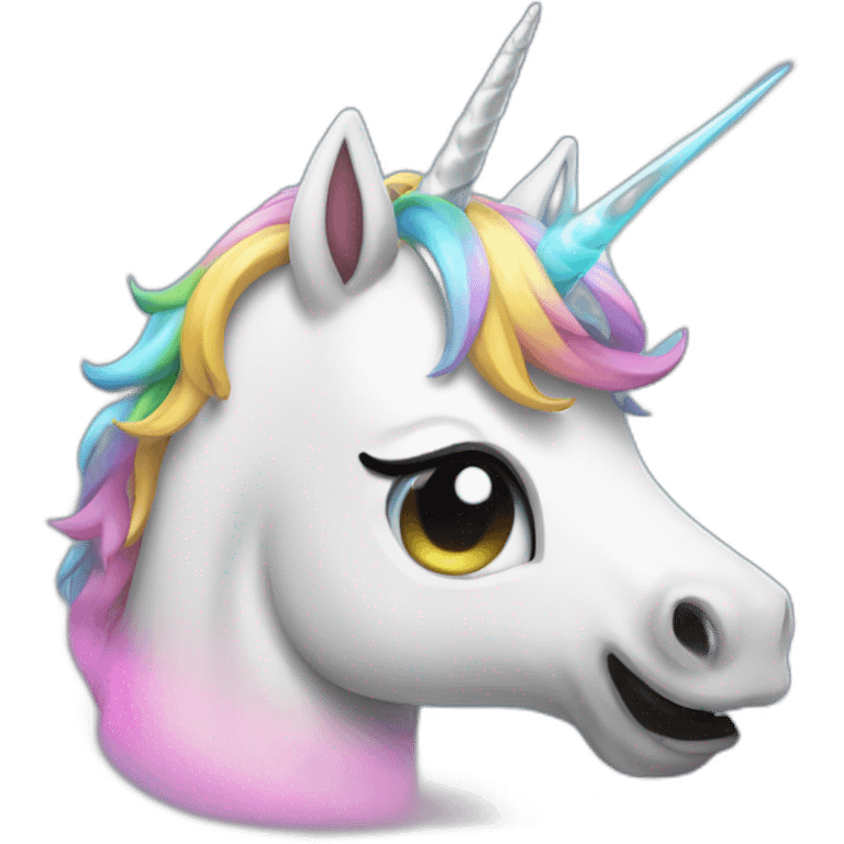 laser unicorn emoji