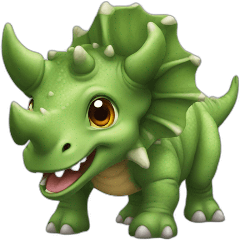 Triceratops emoji