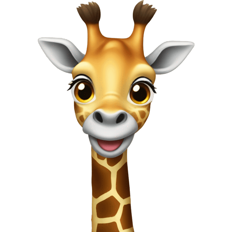 happy giraffe  emoji