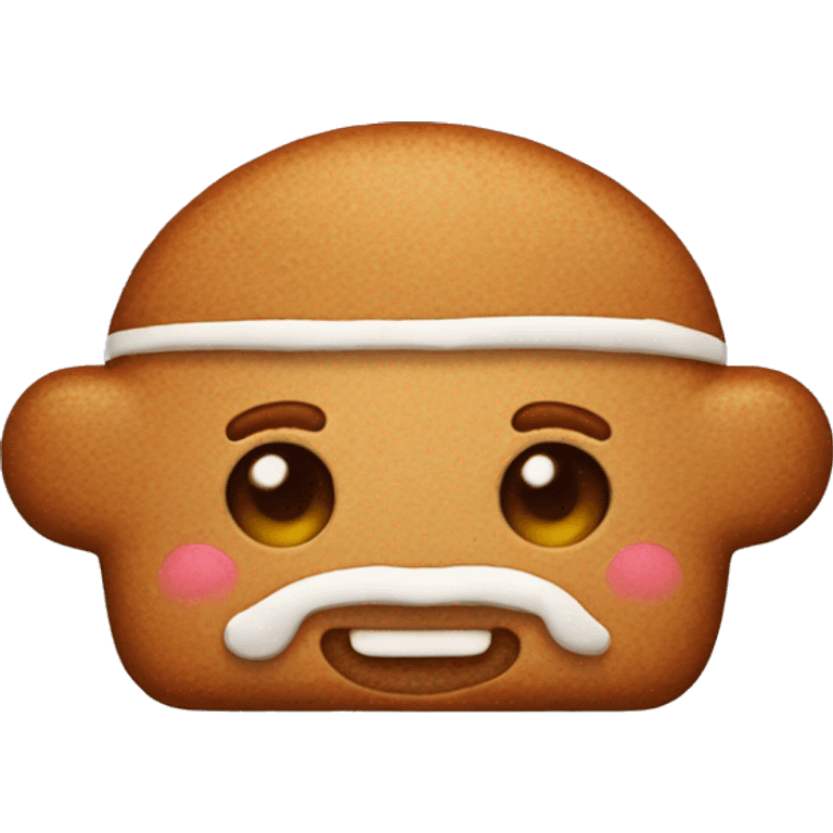 Cute ginger bread man  emoji