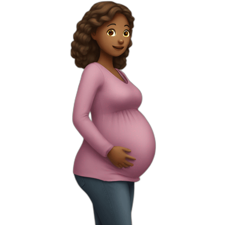 Pregnant emoji