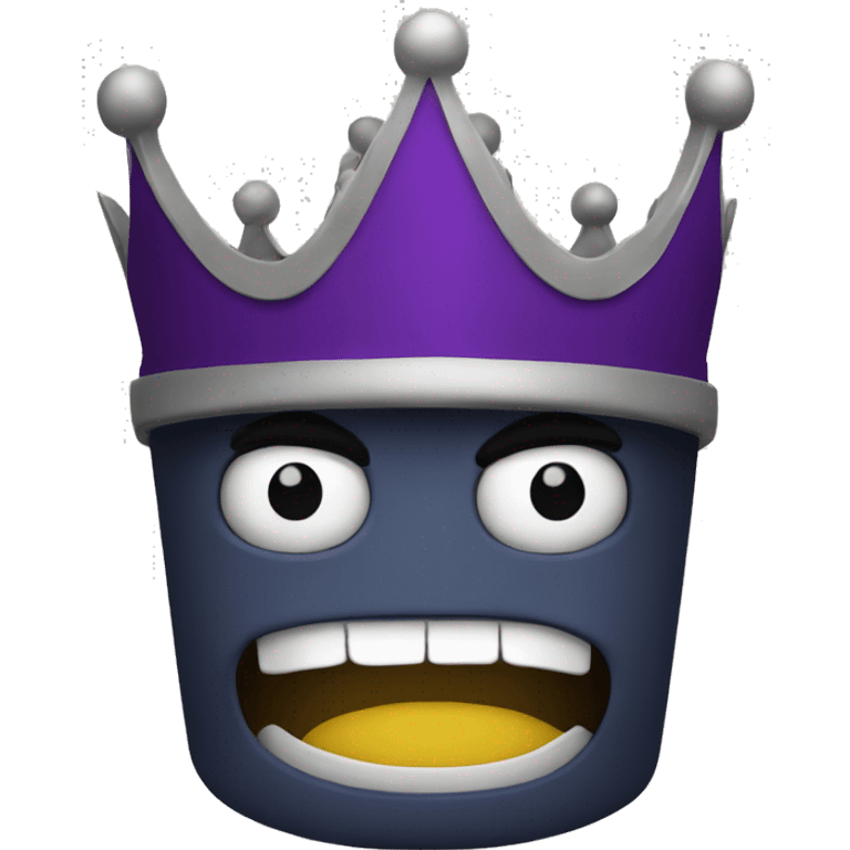 Evil crown emoji