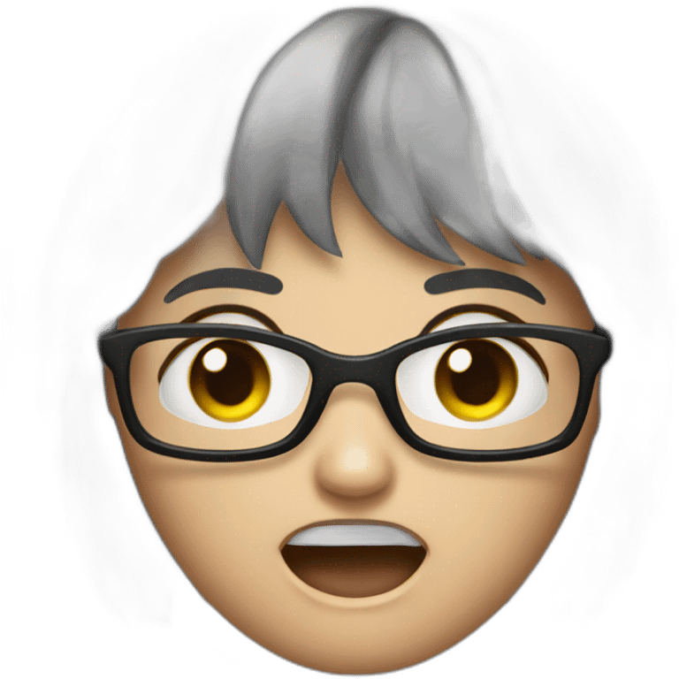 Angry virtual assistant Siri  emoji