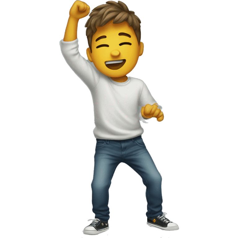 Boy dabbing  emoji