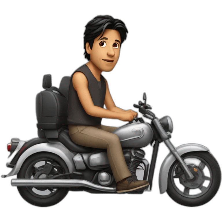 Sharukh khan as riksha drive  emoji