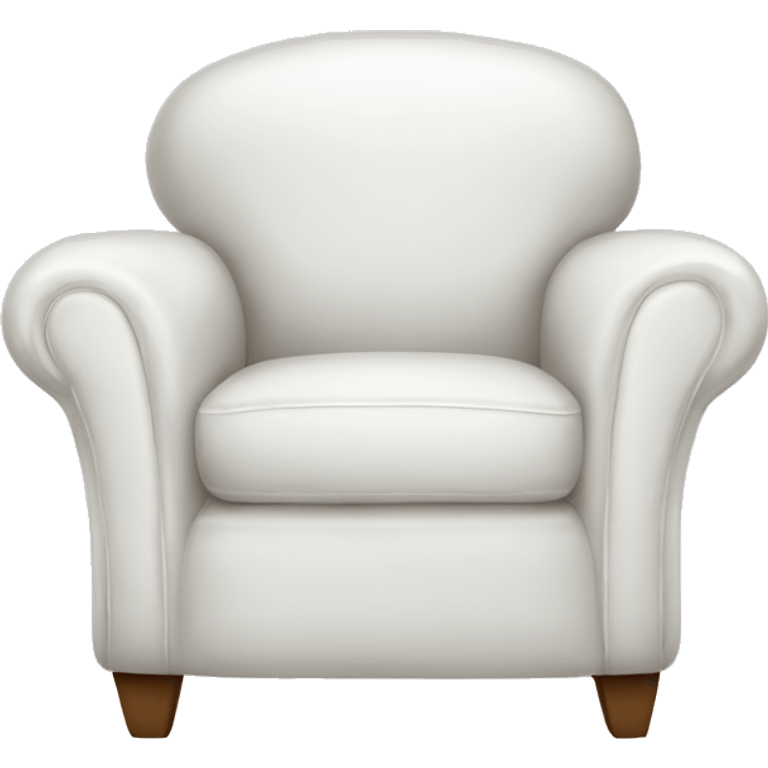 white armchair  emoji