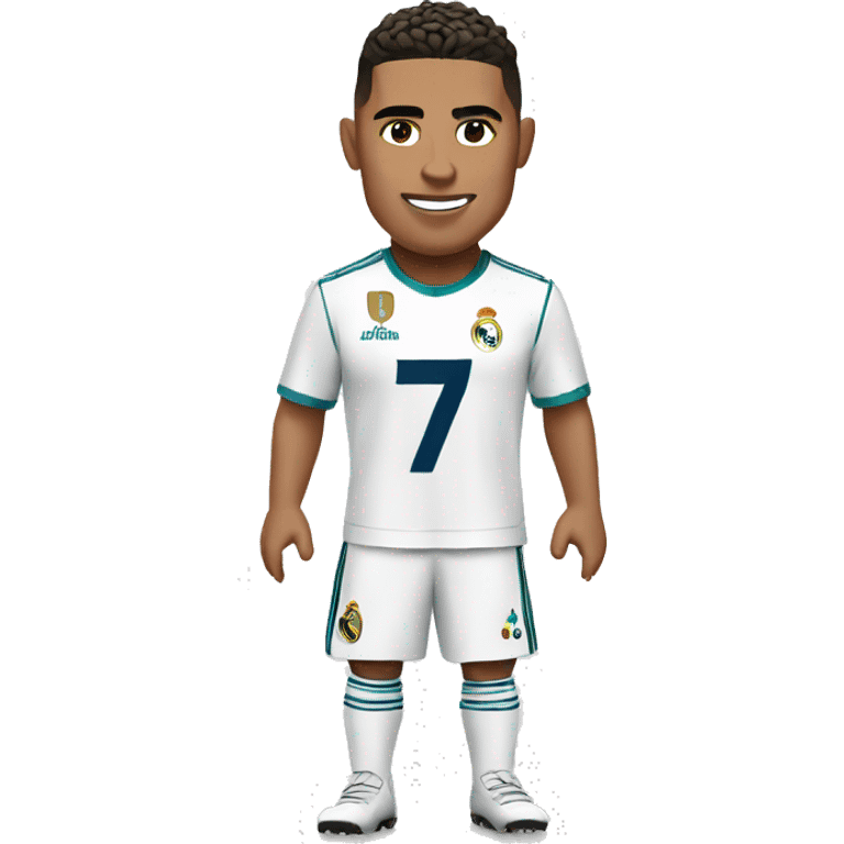 Ronaldo in Real Madrid Jersey  emoji