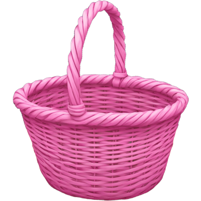 pink basket  emoji