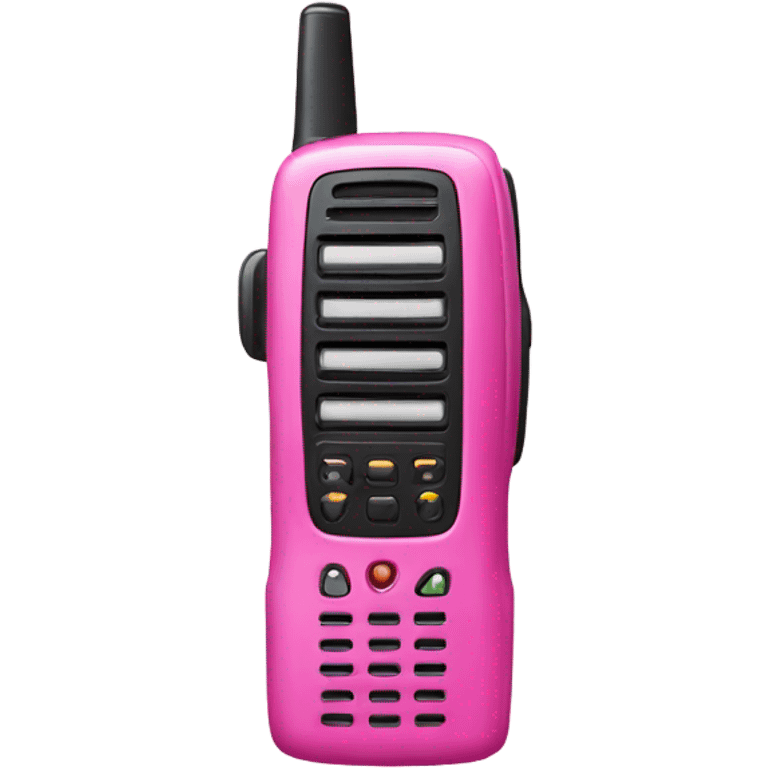 pink walkie talkie emoji