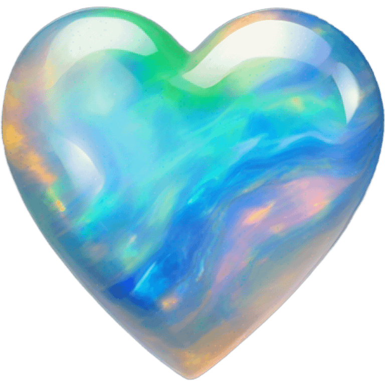 opal heart  emoji