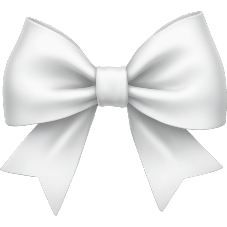 white bow emoji