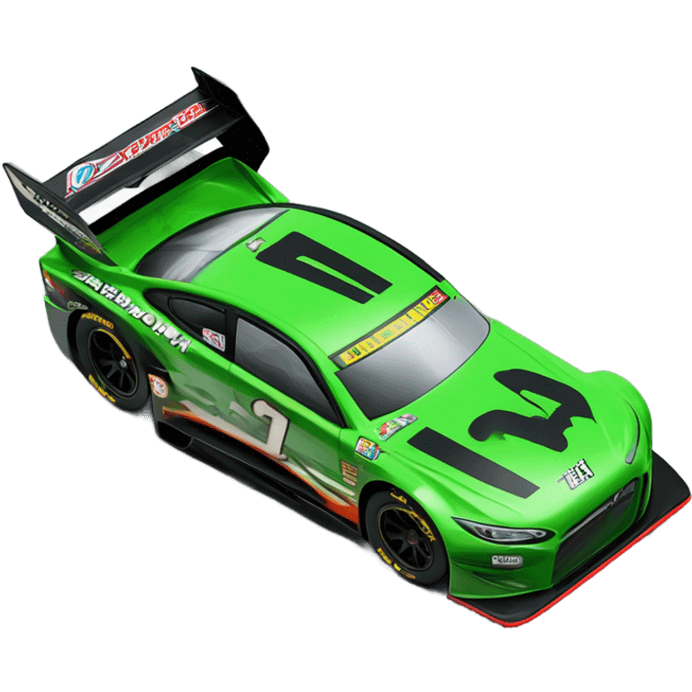 Kryptonite dirt modified race car  emoji