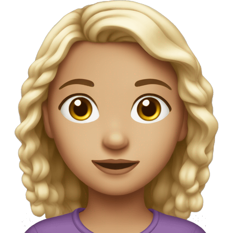 a young beautiful girl emoji