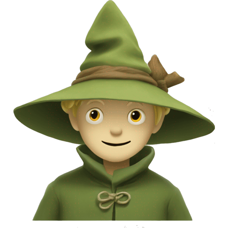 Snufkin from moomin valley emoji