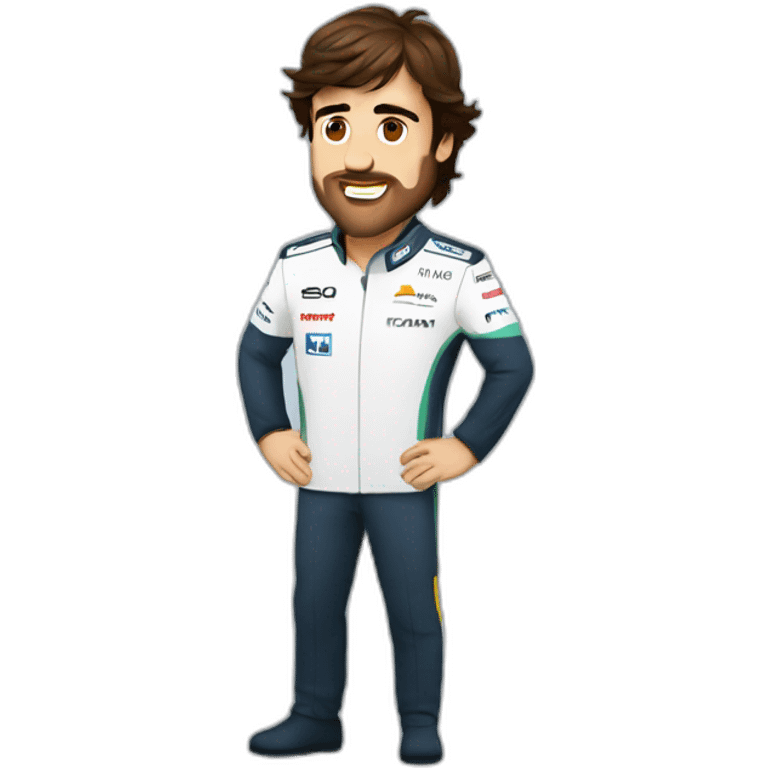 Fernando Alonso standing position emoji