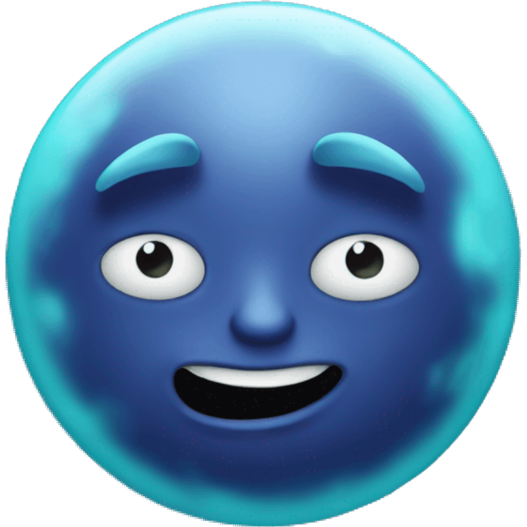 Planet Neptune emoji emoji