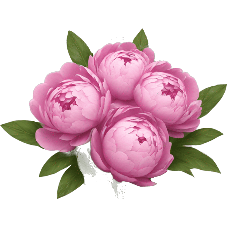 bouquet of peonies  emoji