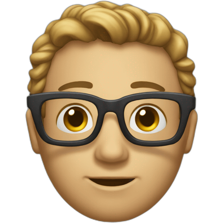 Calvo-con- gafas emoji