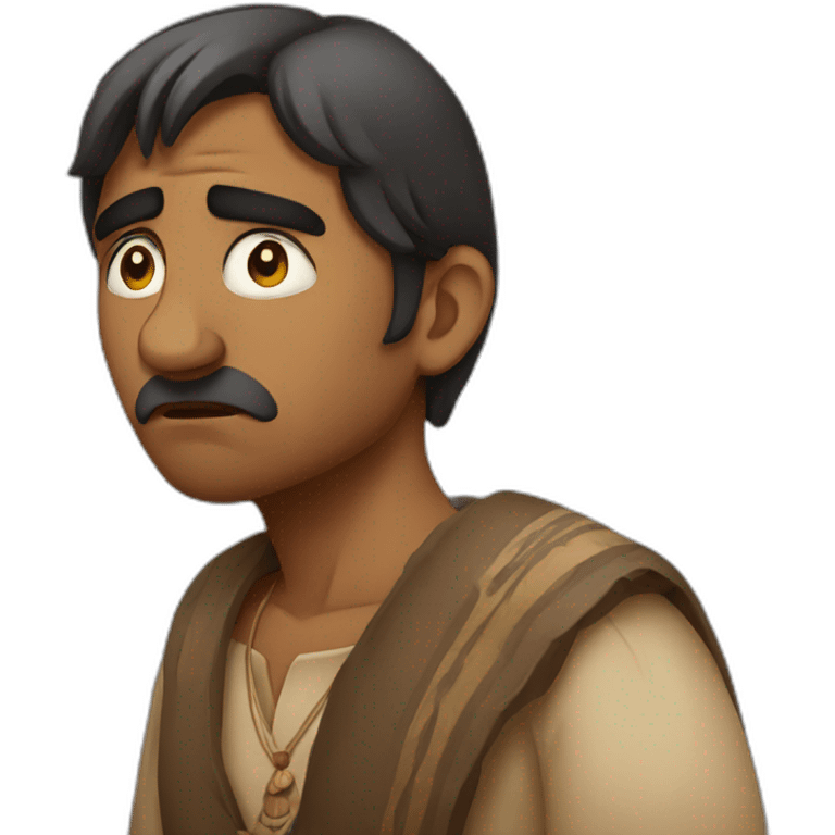 sad indian emoji