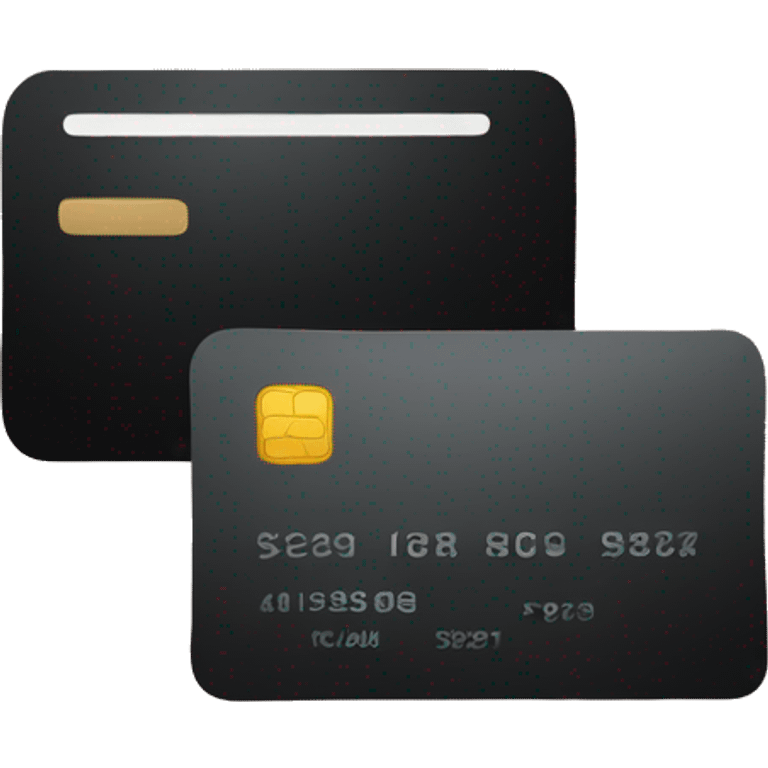 black credit card emoji