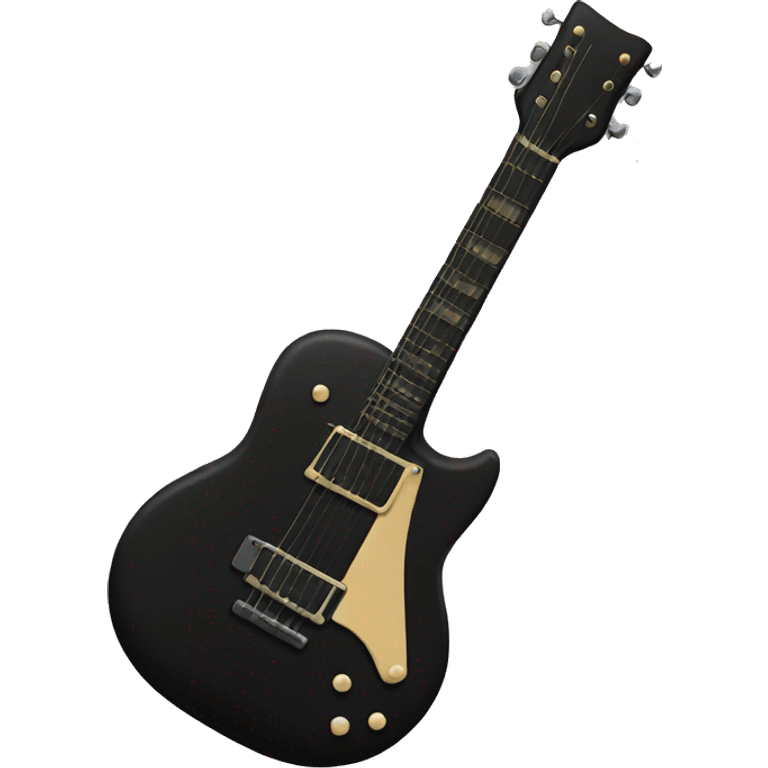 Black Guitar emoji