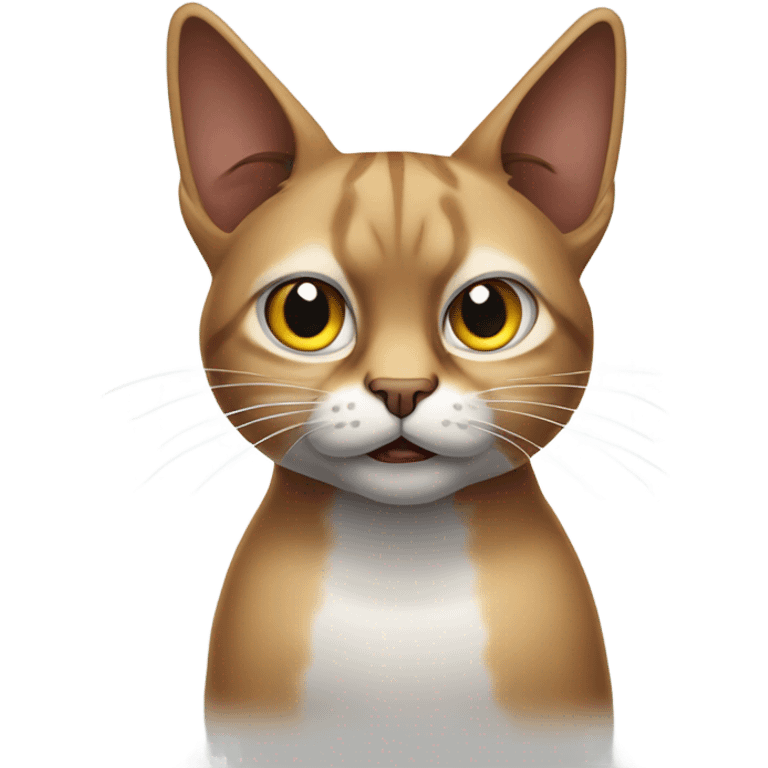 cat singnapura angry emoji