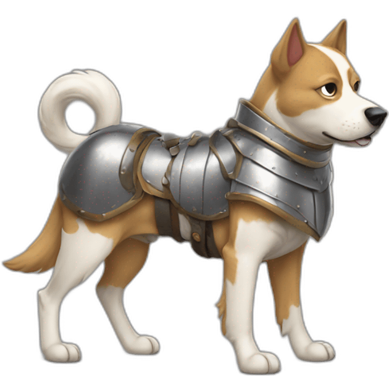 knight dog emoji